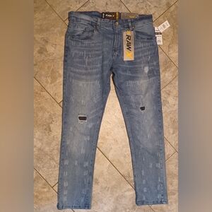 NWT Mens Raw X 718 Slim Stretch Jeans 36x32